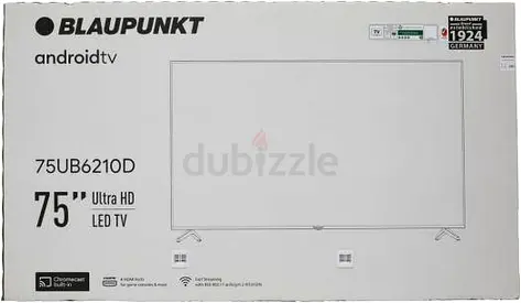 Blaupunkt 75 Inch TV 4K-UHD Smart TV Android