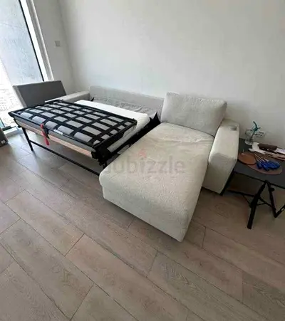 Excellent condition Ikea vimle lshape sofa bed with storage beige color
