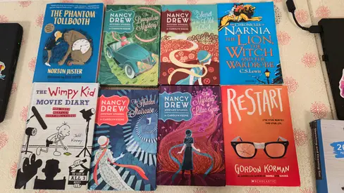 Reading books kids