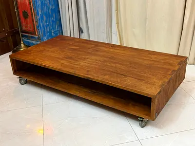 Marina home solid wood coffee table 140x69 height 30 cm
