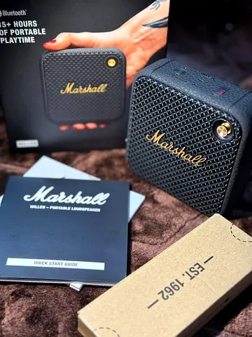 Marshall Willen Portable Bluetooth Speaker - Black