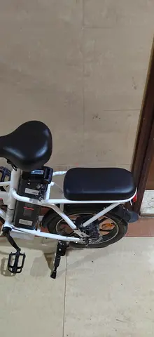 Compact Electric Bicycle — Good Condition, Foldable Seat, Ready to Ride