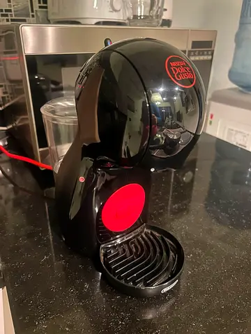 Good as new Nescafe Dolce Gusto Piccolo XS Pod Capsules Coffee Machine - EDG210. B (Black and Red)