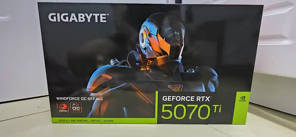 Gigabyte Windforce Nvidia RTX 5070ti 16gb
