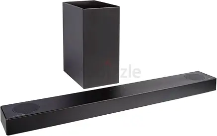 Used soundbar with wireless subwoofer – compact home audio set