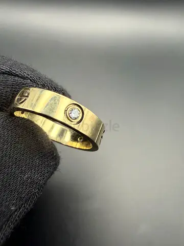Cartier 18k gold ring (not authentic) size 54 3.9g