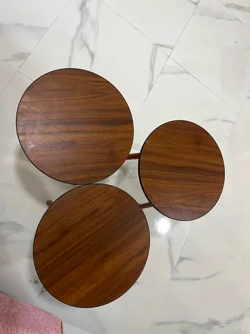 Set of 3 Wooden Nesting Tables