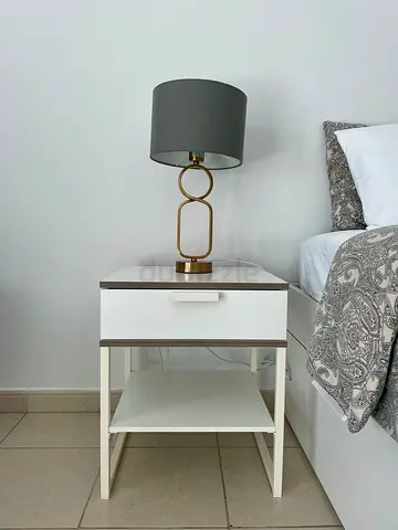 FLASH SALE AED 40 | White IKEA Bedside Nightstand with Drawer and Shelf