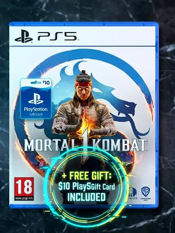 Mortal Kombat 1 (PS5) with $10 Gift Card Bonus