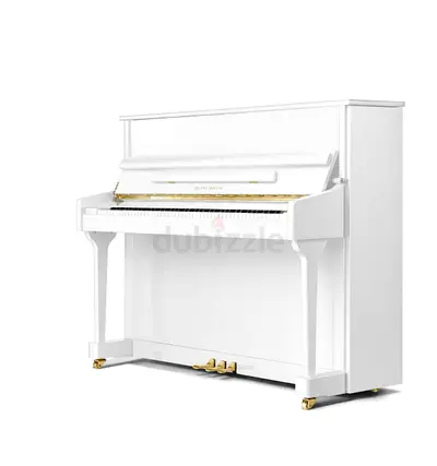Pearl River EU118 Upright Piano - White
