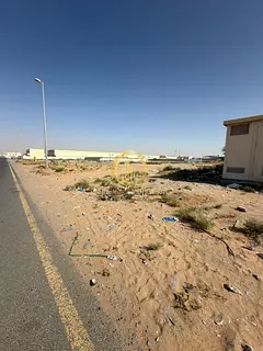 Industrial land for sale in the Al-Sajaa Al-Sa'iya area on 36th Street. Freehold ownership for A