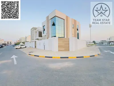 فيلا كورنر للبيع بالزاهية - 5 غرف ماستر + رووف + غرفة خادمة - شامل الكهرباء والمياه