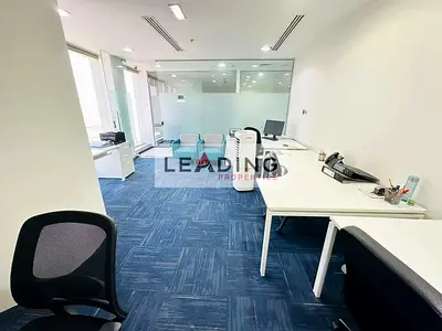 Office Available in 6 Cheques | Upgraded Interior | Fully Furnished | Spacious Layout