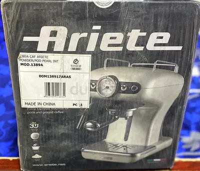 Ariete Espresso/Coffee Machine Model 1389A - Unused, Good Condition