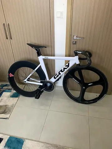 Gray f15 fixed gear bike