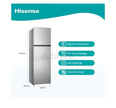 Hisense Double Door Fridge