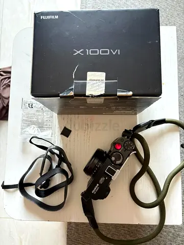 Fujifilm X100V with Original Box and Straps - Good Condition