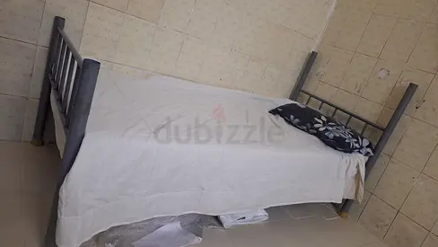 bed frame with bed