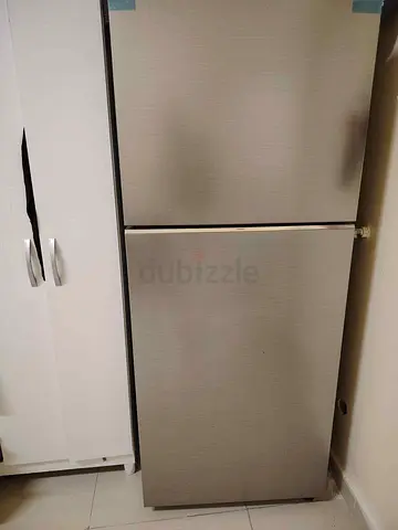 Stainless Steel Top-Freezer Refrigerator - Good Working Condition