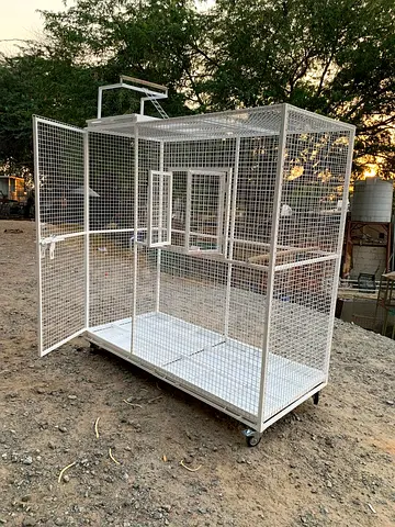 Moveable indoor cage