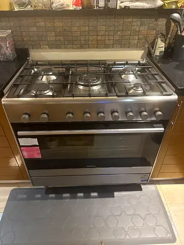 Stainless Steel Gas Range with Oven - Good Working Condition