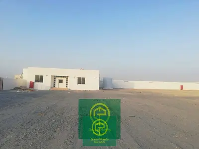 Al Madam (Sharjah) 10,000 sq. Ft open yard with built-in office, toilet and pantry