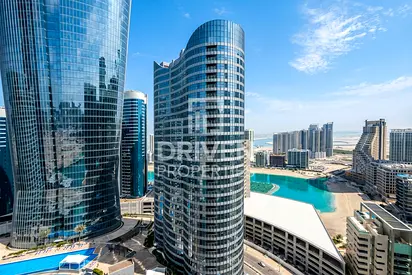 Huge Layout | 3 Bedrooms with Sea and Canal View