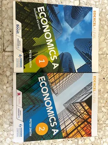 Edexcel A Level Economics A (Peter Smith) — Books 1  2