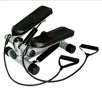 Compact Mini Stepper with Resistance Bands - Home Cardio Trainer