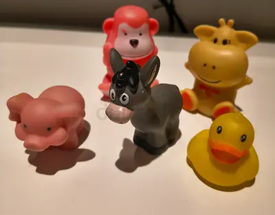 Rubber toys 5 pcs