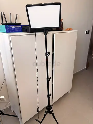 LED Panel Studio Light with Adjustable Tripod Stand