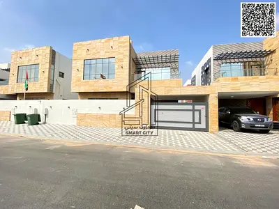 Villa for rent in Al Yasmin, consisting of five master bedrooms, super deluxe finishing