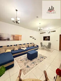 Sharjah, Al Taawun, near Oriana Hospital, fully furnished super deluxe apartment with two bedrooms,