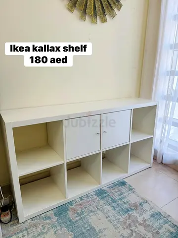 Ikea Kallax 8-cube Shelf - White, Good Condition