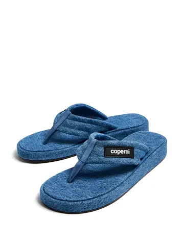 COPERNI, Light blue casual flip-flop sandals (pre-owned), worn once. Size 37 (European size).