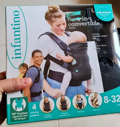 Brand New-Infantino 4-in-1 Convertible Baby Carrier