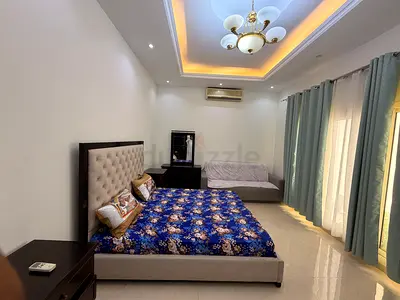 Premium furnished room for rent with attached bath and pool available at al manara