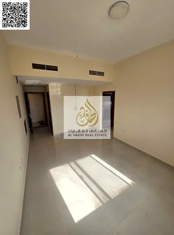 1 Bedroom Apartment for Rent in Al Rawda 1, Ajman Near Al Hamidiya Police Station – 2 Bathrooms + Balcony – Central AC & Central Gas – Flexible Paymen