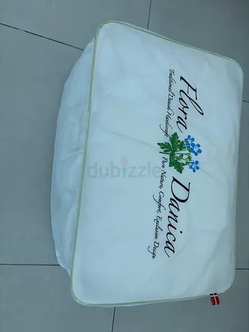 Flora Danica White Comforter / Duvet - Like New