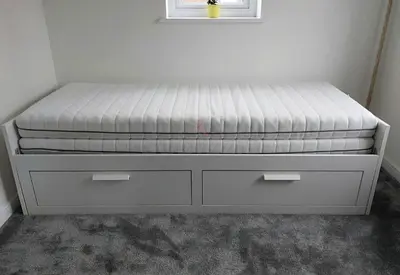 IKEA Brimness Daybed With 2 Mattress with 2 drawer