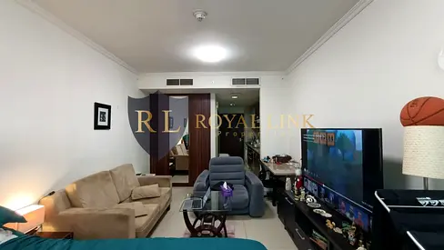 Furnished Studio for Rent | High Floor | Marina & Palm View | Goldcrest Executive, JLT