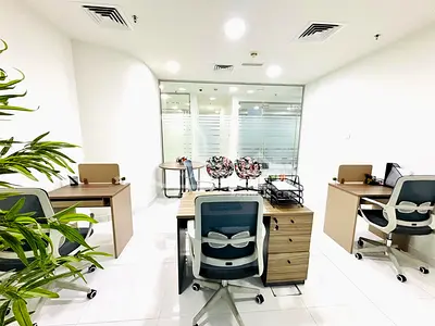 170 Sq. Ft. Private Office for Rent on Sheikh Zayed Road | Monthly Rental | Near Metro