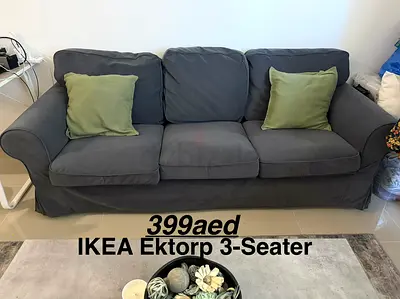 IKEA Ektorp 3 Seater Sofa in Grey