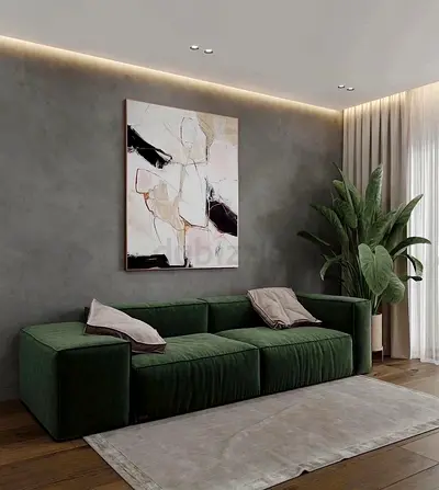 Urban Elegance Modern Three-Seater Couch
