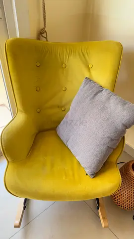 Urgent Sale -Yellow Rocking Chair