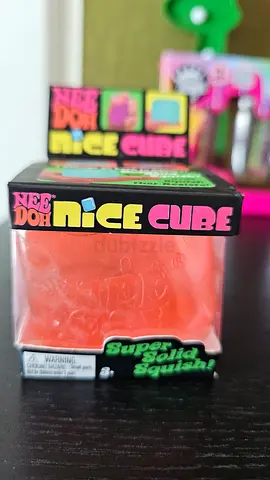 NeeDoh nice Cube Squish Slow Rise Soft - Orange