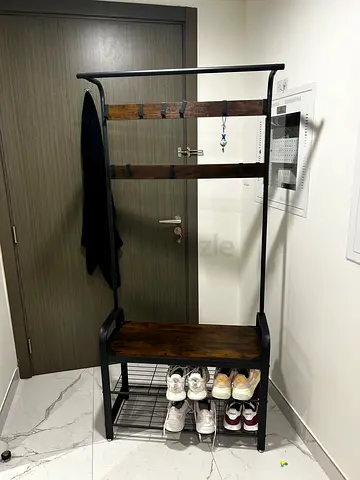 Coat and shoes rack