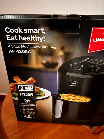 Brand new, unopened Impex 4.5L Air Fryer.