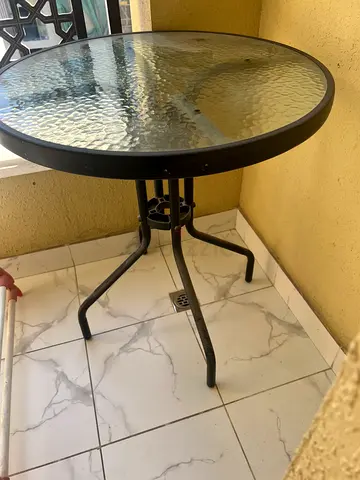 Glass Top Bistro Table