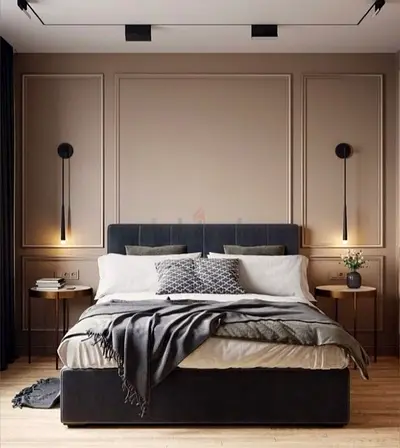 New luxury Dark Gray Color linen frame *180*200* King Size Bed Available